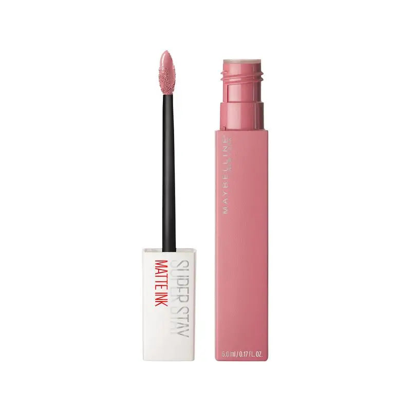 Maybelline New York Superstay Matte Ink – matná rúž s dlhotrvajúcim účinkom, odtieň 10 Dreamer, farba nude ružová