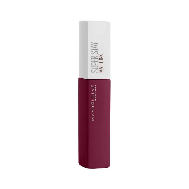 Maybelline New York Superstay Matte Ink – matná rúž s dlhotrvajúcim účinkom, odtieň 115 Founder, farba víno