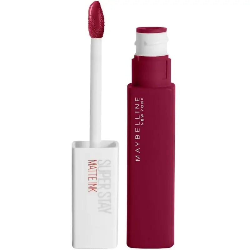 Maybelline New York Superstay Matte Ink – matná rúž s dlhotrvajúcim účinkom, odtieň 115 Founder, farba víno