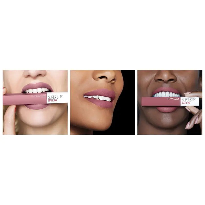 Maybelline New York Superstay Matte Ink – matná rúž s dlhotrvajúcim účinkom, odtieň 15 Lover, farba Nude