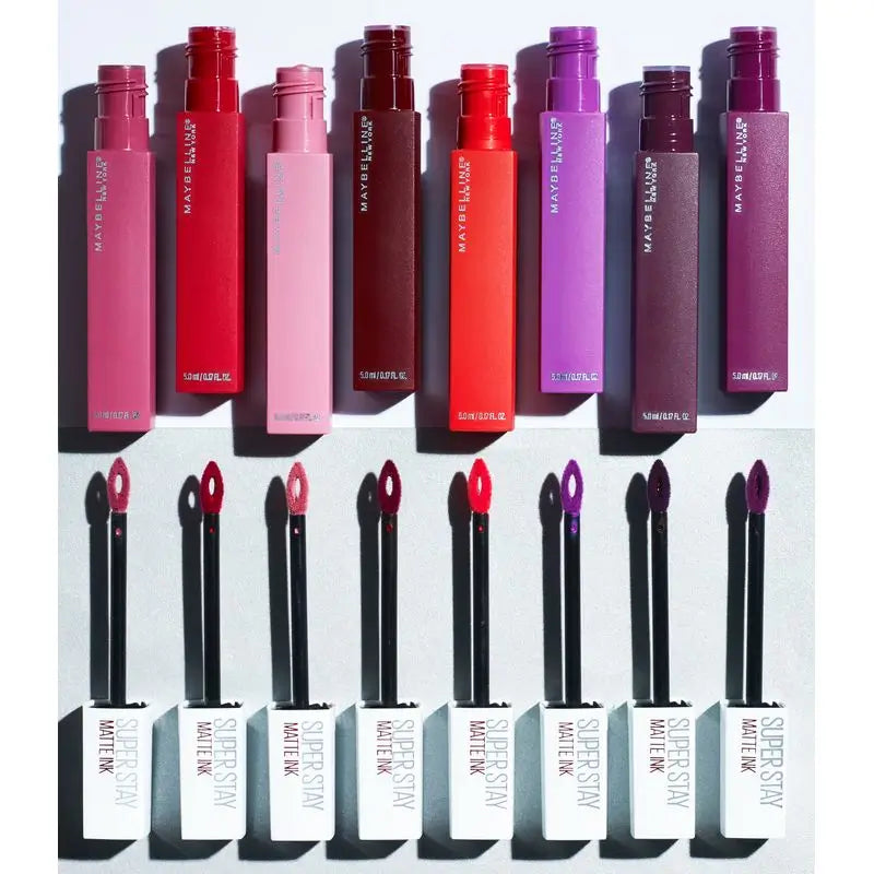 Maybelline New York Superstay Matte Ink – matná rúž s dlhotrvajúcim účinkom, odtieň 15 Lover, farba Nude