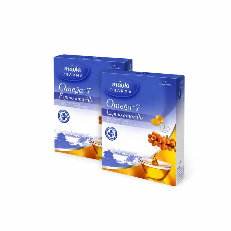Máyla Pharma Omega-7 z plodu šípky – balenie 2 x 30 kapsúl