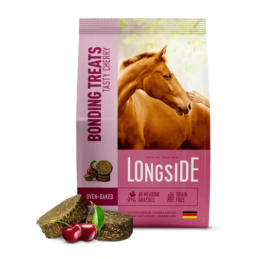 Mealberry Longside Bonding Treats pre kone s príchuťou čerešní, 500 g