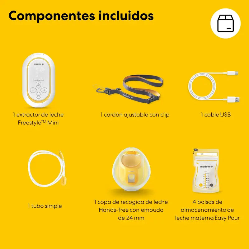 Medela Freestyle Mini Hands Free – elektrická odsávačka mlieka s jedným prsným košíkom