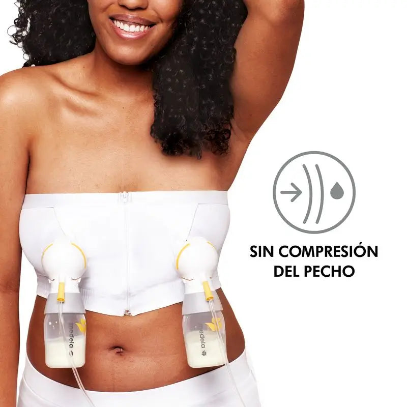 Medela Top Hands Free, biela, veľkosť M, 1 ks