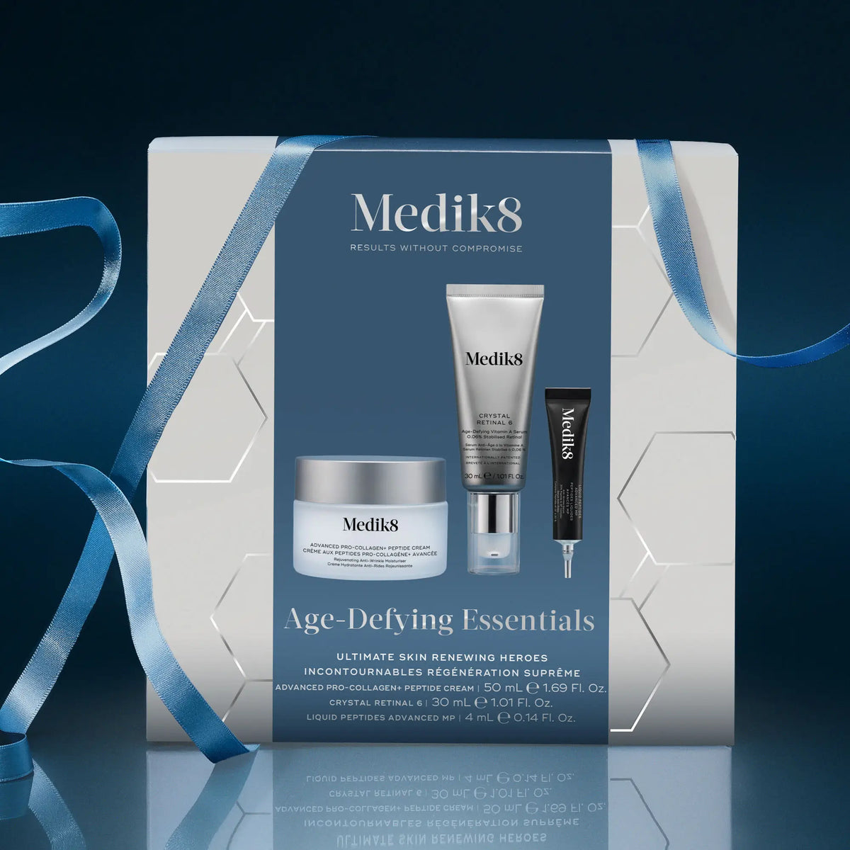 Medik8 Age-Defying Essentials Pack – peptidy, Retinal 6 a LPA