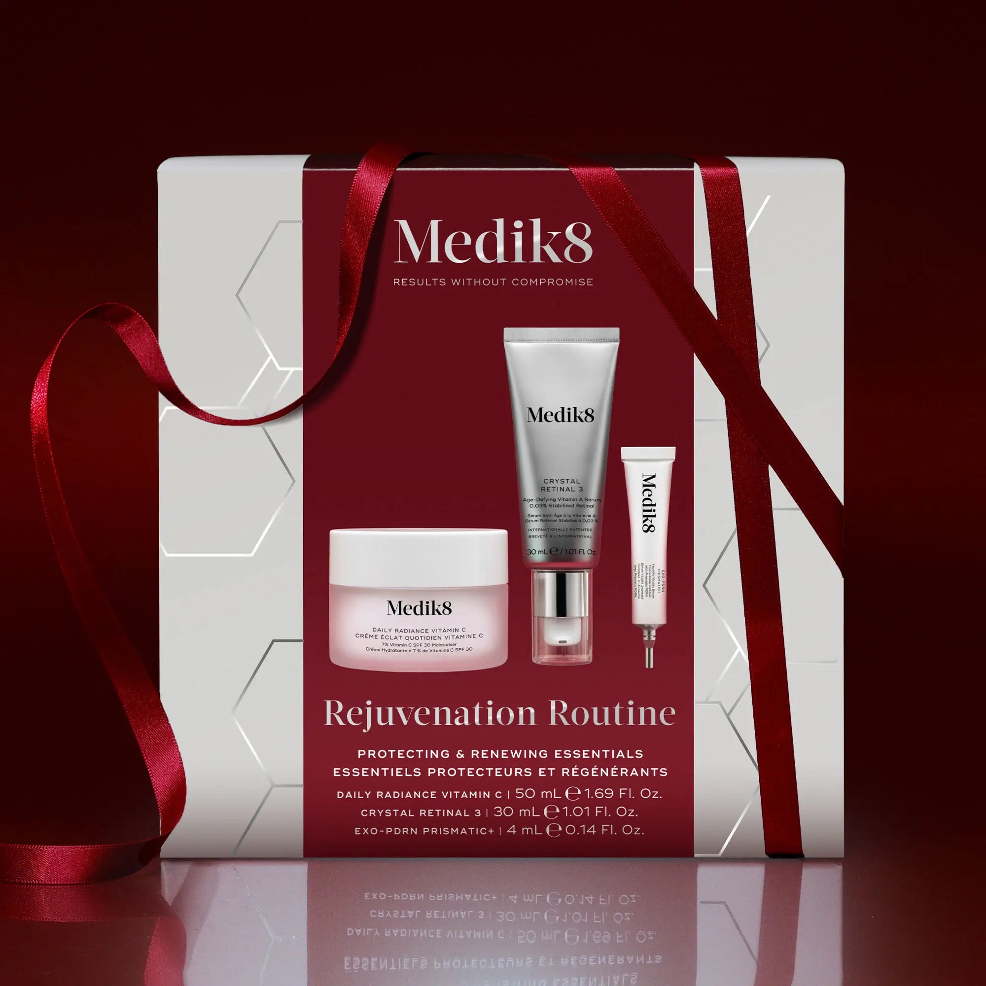 Sada Medik8 Rejuvenation Routine s vitamínom C, Retinal 3 a Exo-PDRN
