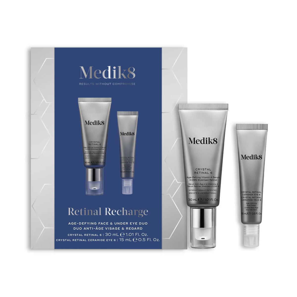 Medik8 Retinal Recharge Pack – Retinal pre tvár a oči