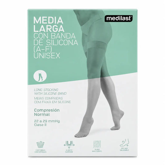 Medilast, čierne, polodlhé, blond, veľkosť L, R110