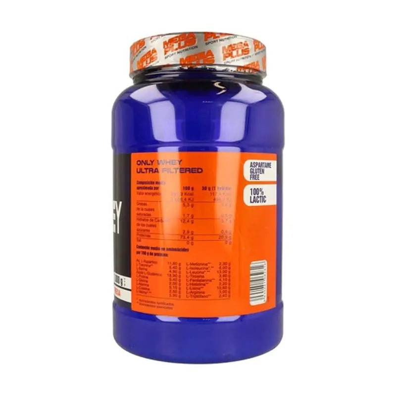 Mega Plus Whey 100 % Prot, jahoda, 500 g. 