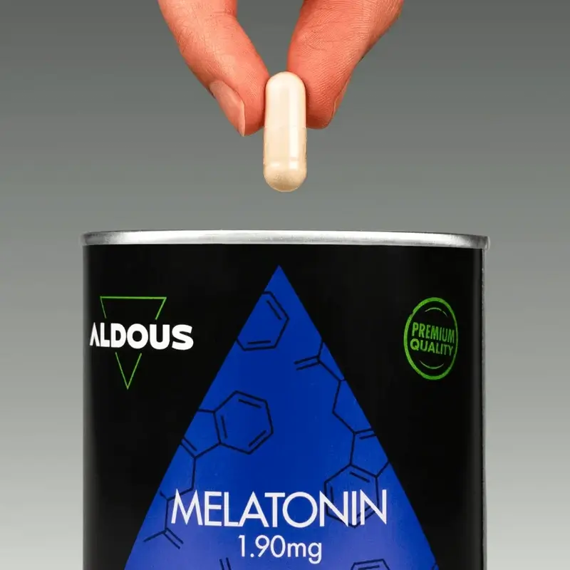 Aldous Labs Melatonín s 5-HTP, horčíkom, valeriánou a vitamínom B6