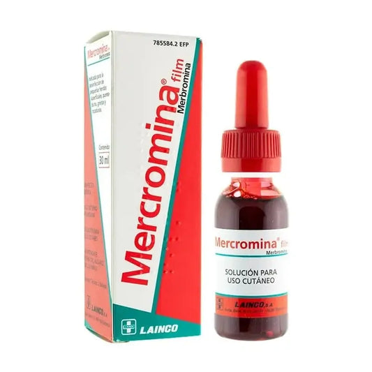Mercromina Film 20 mg/ml, topický roztok, 30 ml