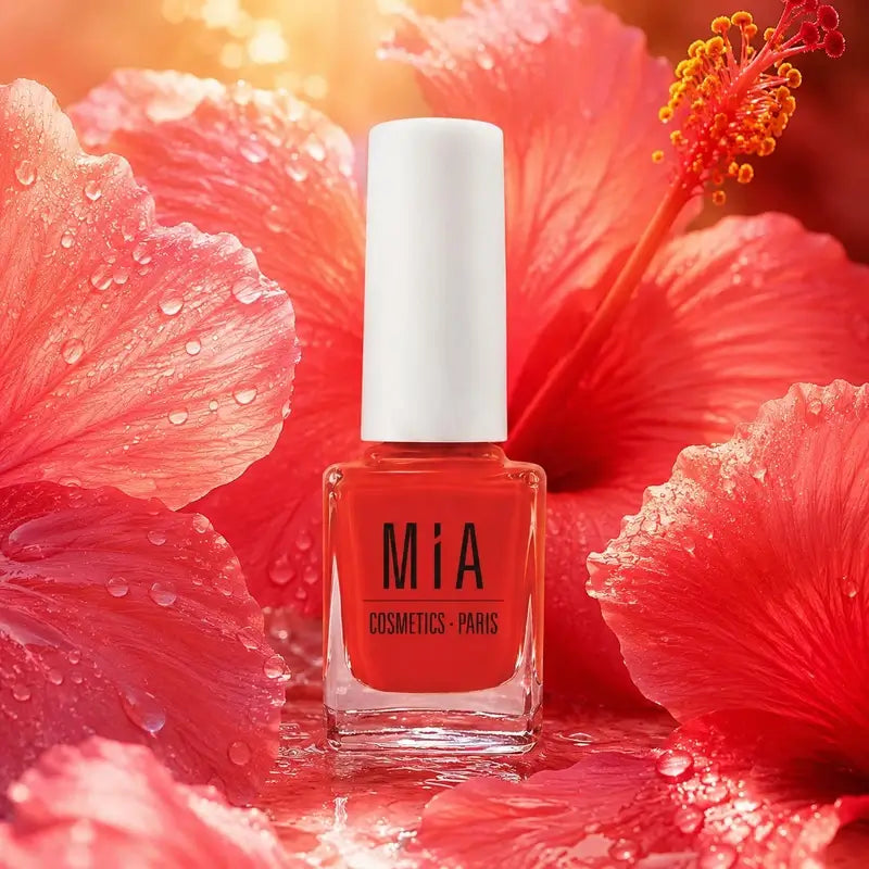 Mia Cosmetics Paris Lak na nechty Hibiscus Radiant Glow, 11 ml