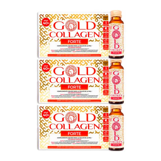 Gold Collagen Forte, balenie 3 x 10 x 50 ml