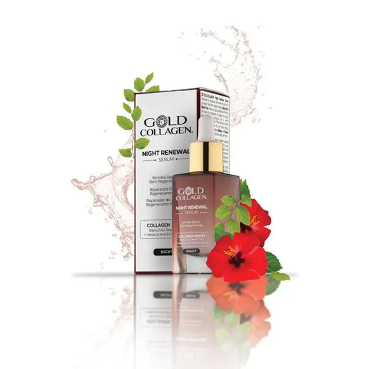 Gold Collagen Night Renewal Serum, 30 ml