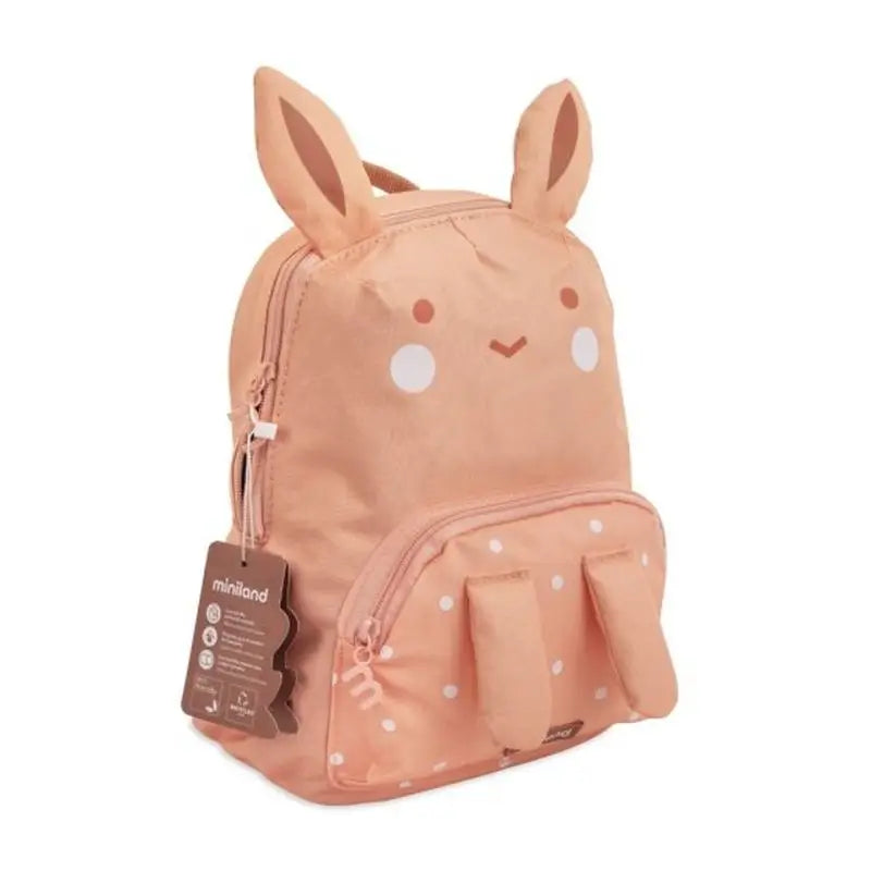 Miniland Detský batoh z recyklovaného materiálu Ecothermibag Kid Zajačik 