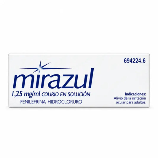 Mirazul 1,25 mg/ml očné kvapky v roztoku, 10 ml