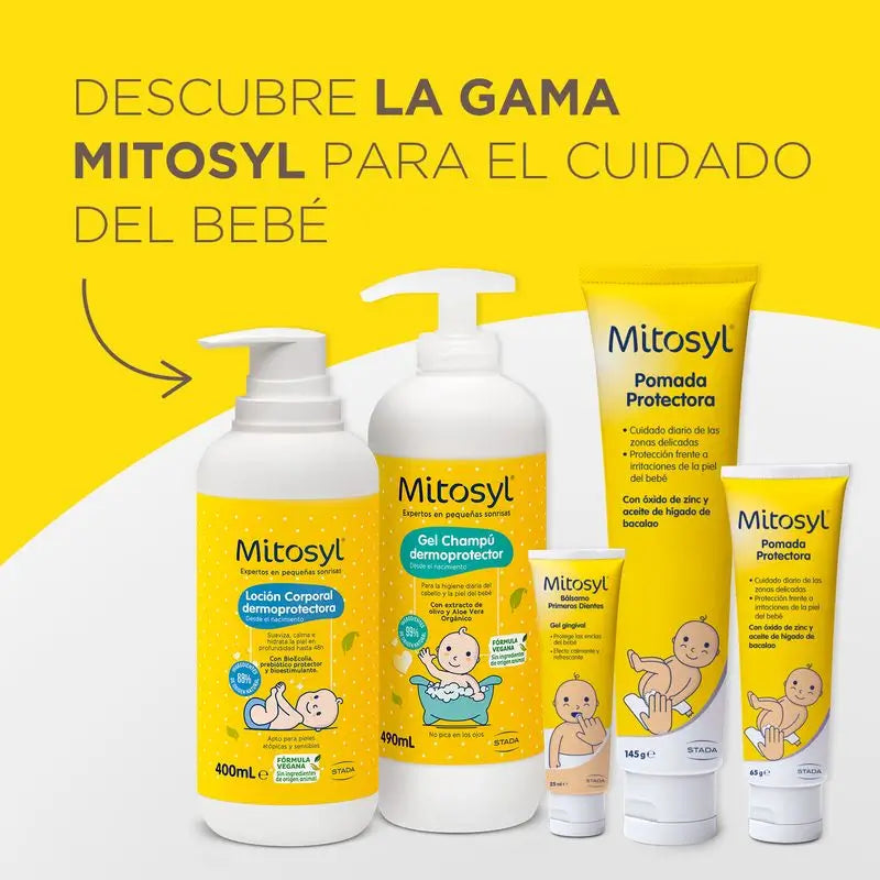 Mitosyl  Bebé  Dermoprotektívny gélový šampón, 490 ml