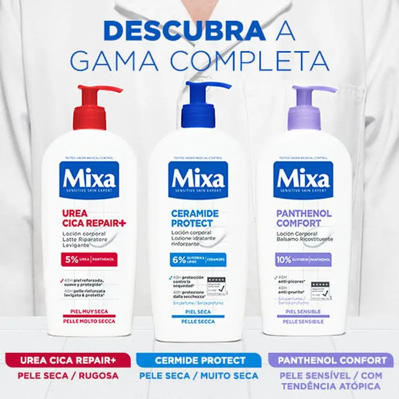Mixa Telové mlieko Ceramide Protect pre suchú pokožku 400 ml
