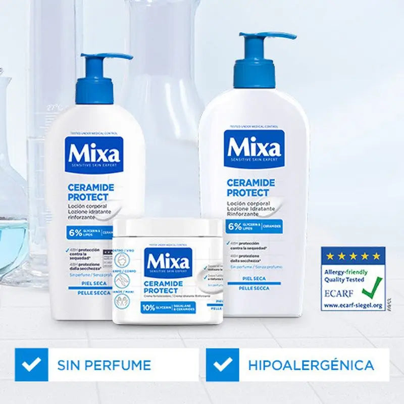 Mixa Telové mlieko Ceramide Protect pre suchú pokožku 400 ml