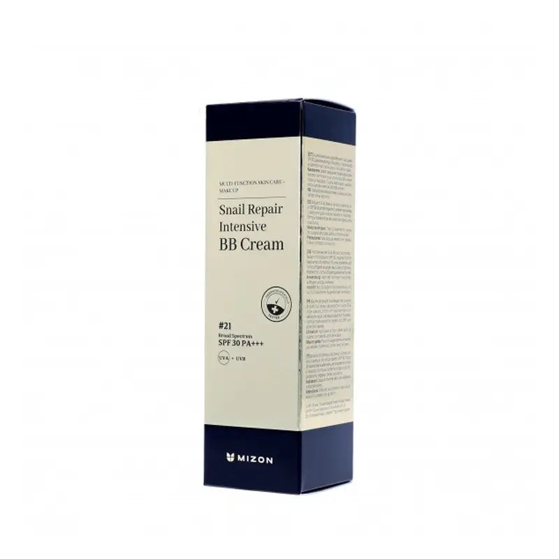 Mizon Snail Repair Intensive BB krém so širokospektrálnou ochranou SPF 30, odtieň 21 Light Rosy Beige, 50 ml
