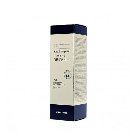 Mizon Snail Repair Intensive BB krém so širokospektrálnou ochranou SPF 30, odtieň 21 Light Rosy Beige, 50 ml