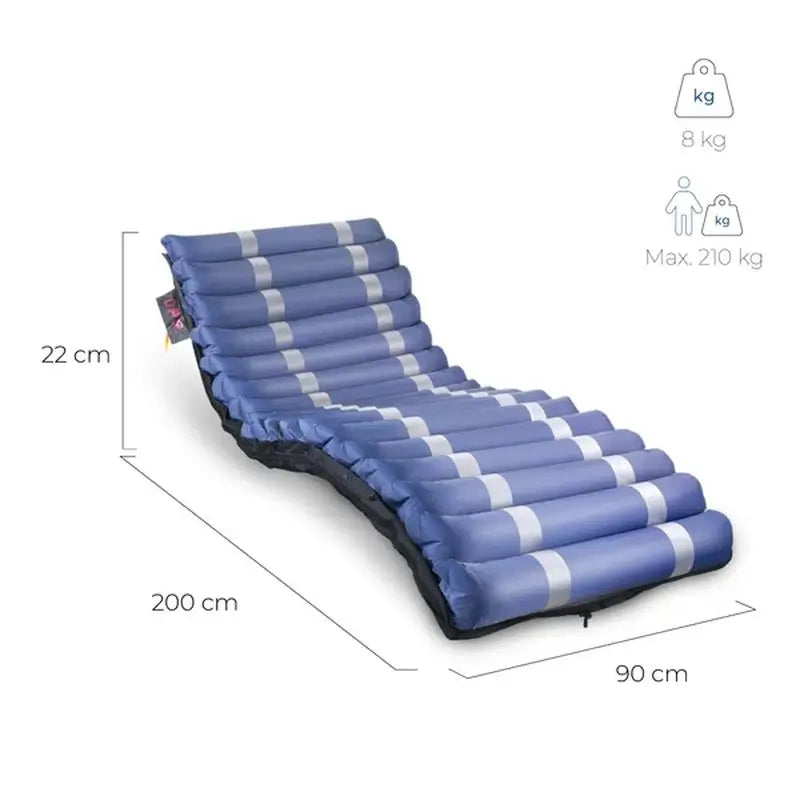 Mobiclinic Mobi4 Vzduchová matrac proti preležaninám s kompresorom, 20 komôr. 200 x 90 x 22 cm