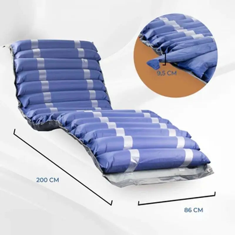 Mobiclinic Mobi2 – vzduchová matrac proti preležaninám s kompresorom, 20 komôr. 200 x 86 x 9,5 cm