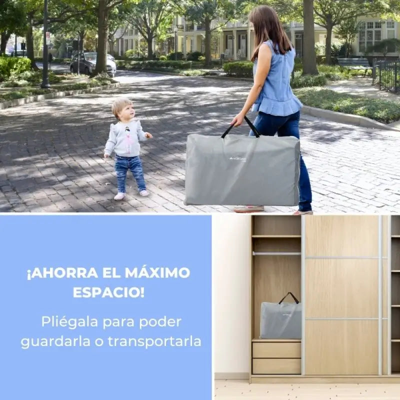 Mobiclinic Detská postieľka na spanie s rodičmi s nastaviteľnou výškou Moon, sivá