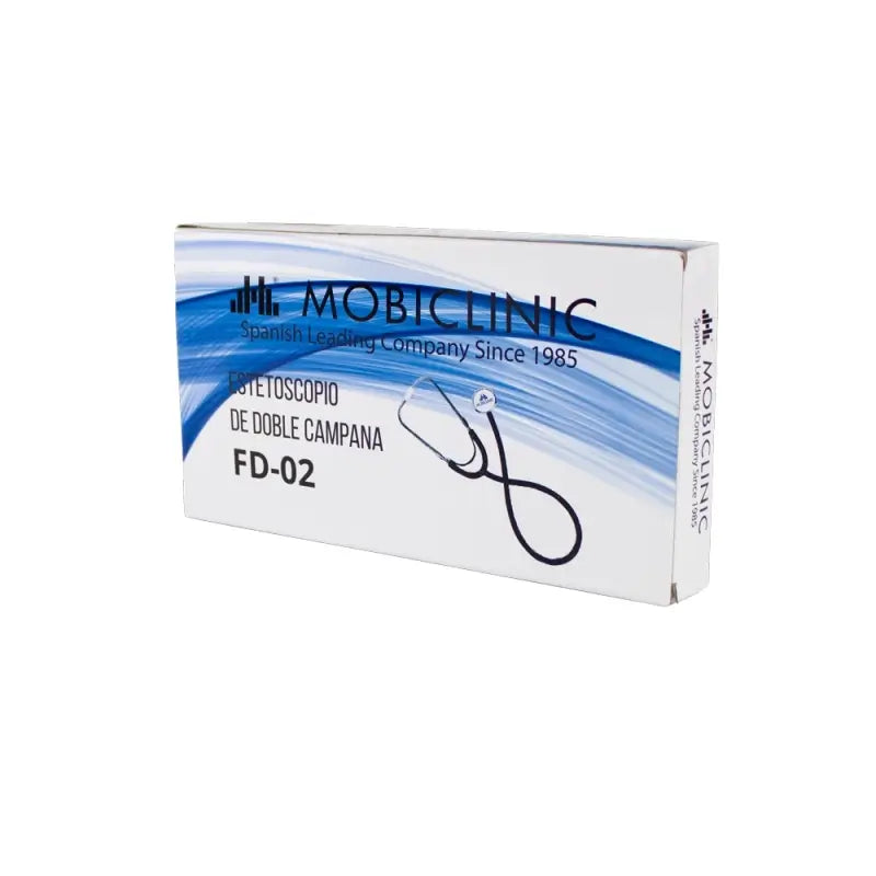 Mobiclinic Stetoskop s dvojitou hlavicou – hliník – čierny 