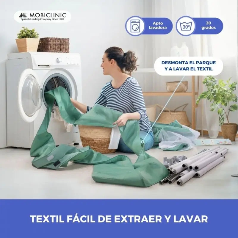 Mobiclinic – skladacie detské ihrisko Happyland, zelené