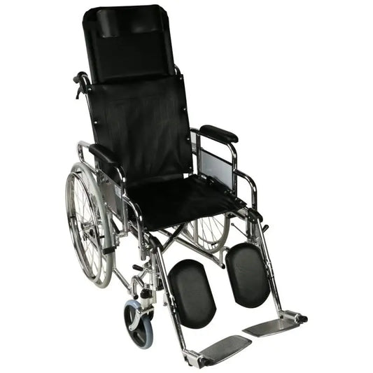 Mobiclinic Folding Wheelchair With Recliner Backrest