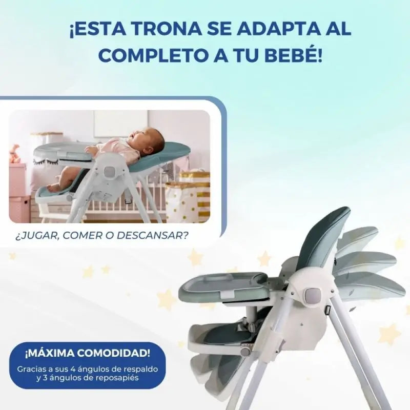 Mobiclinic Detská stolička Simba – zelená
