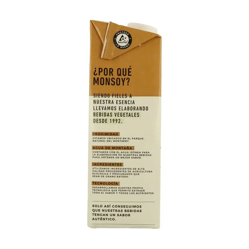 Monsoy – rastlinný nápoj z mandlí a ovsa, 1 l, 6 ks, bio 