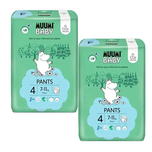 Moomin Baby Tréningové plienky veľkosť 4, 2 x 40 kusov