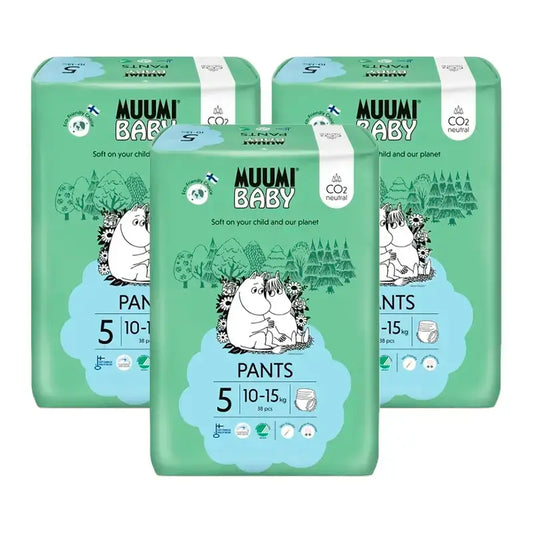 Moomin Baby Tréningové plienky veľkosť 5, 3 x 38 kusov