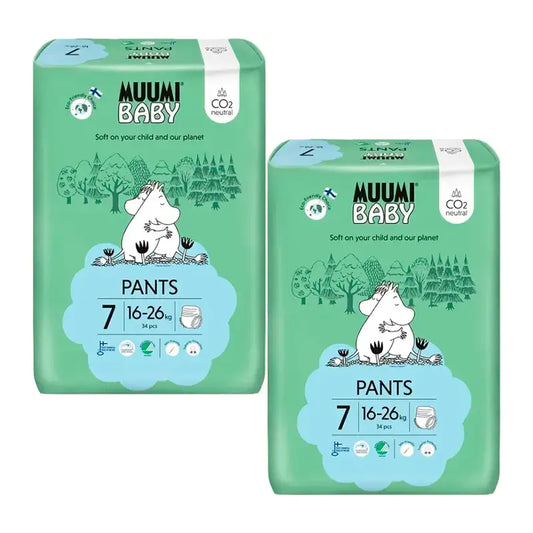Moomin Baby Tréningové plienky veľkosť 7, 2 x 34 kusov