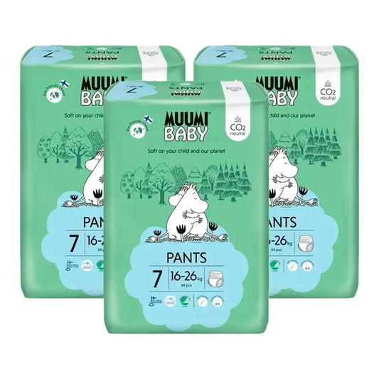 Moomin Baby Tréningové plienky, veľkosť 7, 3 x 34 kusov