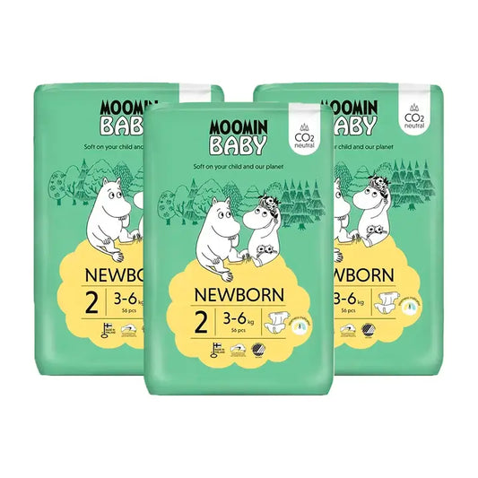 Plienky Moomin Baby, veľkosť 2, 3 x 56 kusov