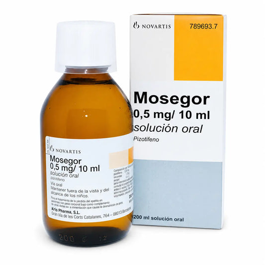 Mosegor 0,5 mg/10 ml, 200 ml perorálny roztok