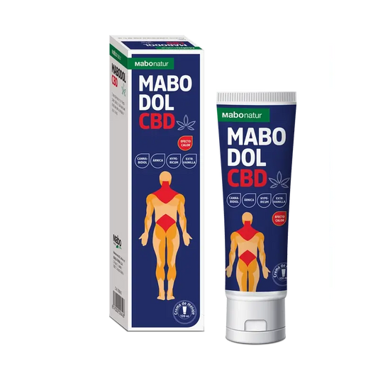 MaboDol CBD masážny krém s hrejivým účinkom, 120 ml