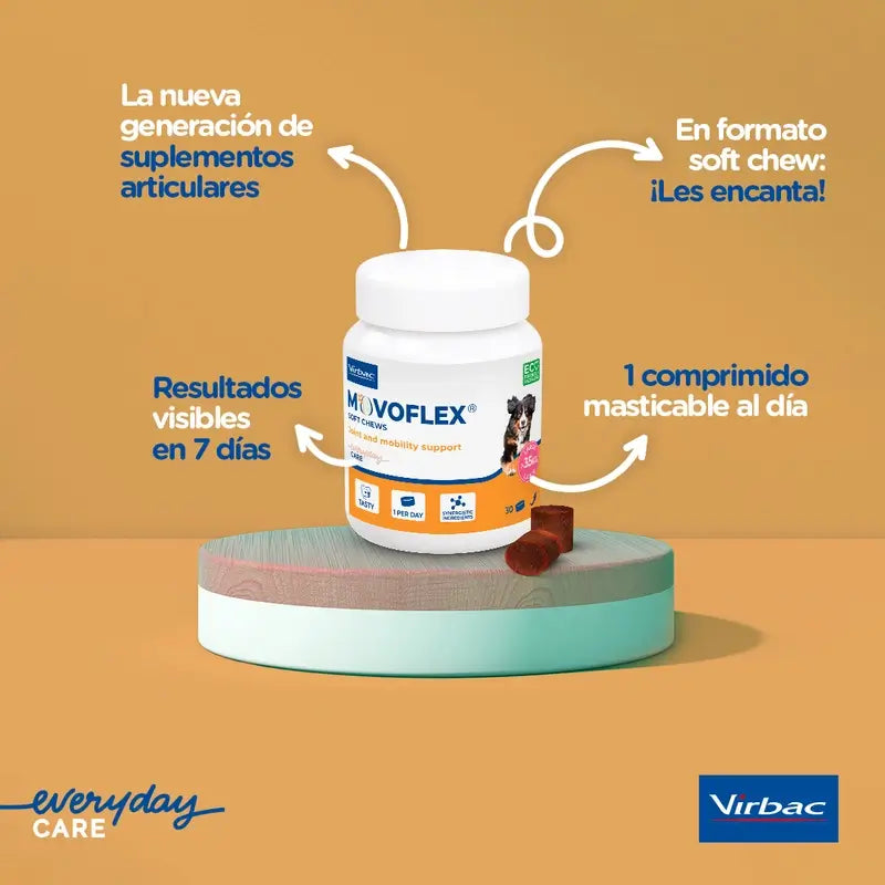Movoflex – chondroprotektívny prípravok pre malé psy do 15 kg, 30 tabliet