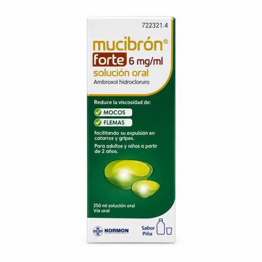 Mucibron Forte 6 mg/ml perorálny roztok 250 ml