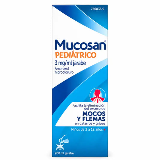 Mucosan Pediatrico 15 mg/5 ml sirup 200 ml