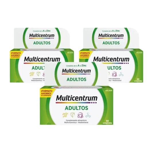 Multicentrum Multivitamínový doplnok stravy pre dospelých, balenie 3 x 90 tabliet