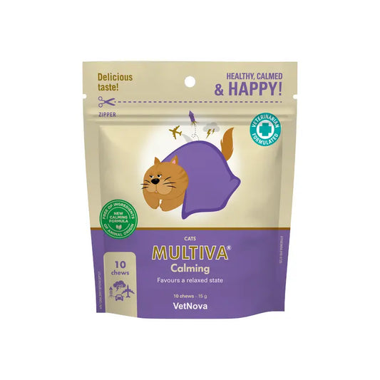 Multiva Calming Cat, 10 žuvacích tyčiniek