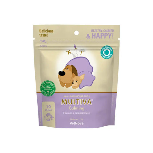 Multiva Calming pre malé a miniatúrne psy, 10 žuvacích tyčiniek