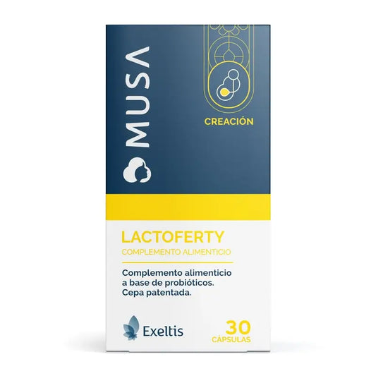 Musa Lactoferty – probiotikum na podporu plodnosti, 30 kapsúl