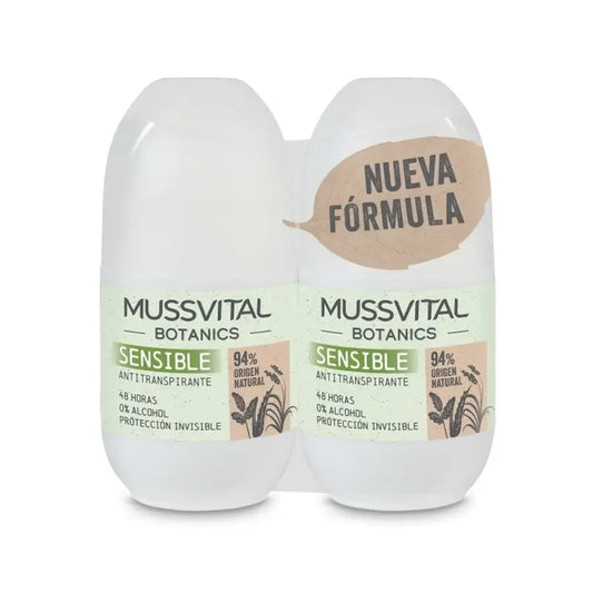 Mussvital Botanics Deo Sensible, 2 x 75 ml