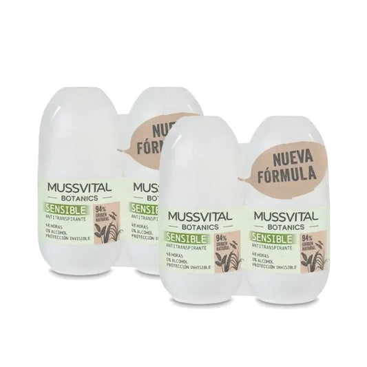 Mussvital Botanics Deo Sensible, 2 × 75 ml, balenie po 2 ks